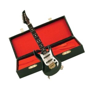 Miniatuurinstrument elektrische gitaar (zwart)