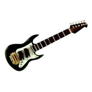 Magneet Stratocaster gitaar zwart