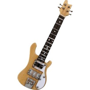 Magneet basgitaar naturel hout