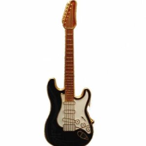 Speldje Stratocaster, zwart