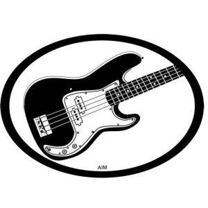 Ovalen magneet, basgitaar