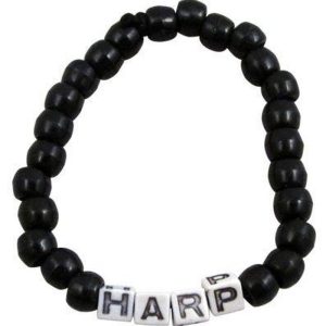 Armband met tekst, Harp