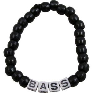 Armband met tekst, Bass