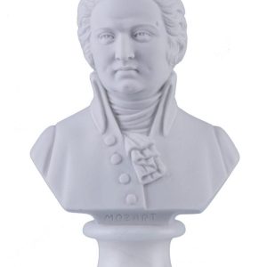 Albast borstbeeld Wolfgang Amadeus Mozart