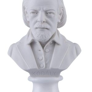 Albast borstbeeld Zoltán Kodály 15 cm