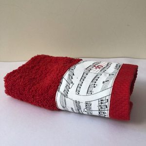 Handdoek  (rood) Notenkraker - 50x100cm