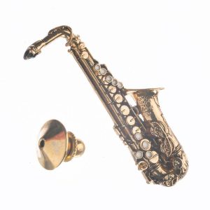 Speldje altsax verguld