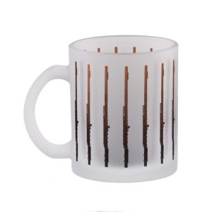Theeglas (mat, 300 ml) met dwarsfluit