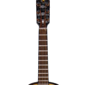 Kerstversiering Gitaar 13 cm - Natuur hout - Luxe afwerking