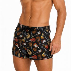 Boxershort – Gitarenprint (Maat L)