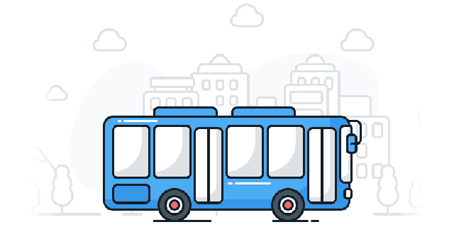 Ung muskelsvindler som skulle med, bussen.
