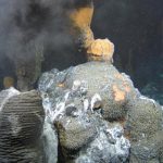 sampling a hydrothermal vent
