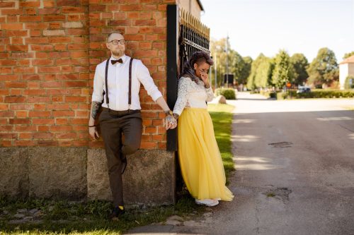 First look på bröllop i Eksjö