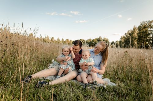 Familjefotografering utomhus