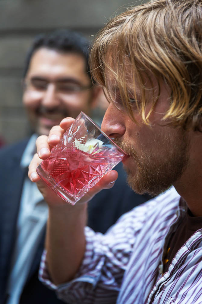 Sjusser - med eller uden alkohol er blandt andet på kortet