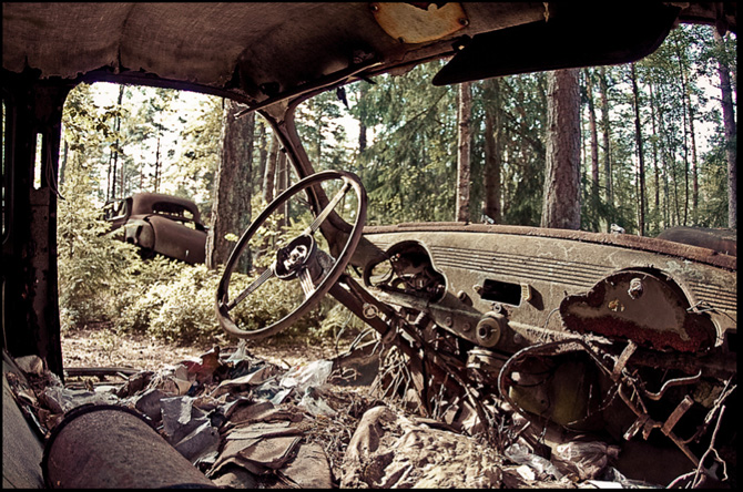 Foto fra bogen Abandoned af Elhøj og Kirckhoff