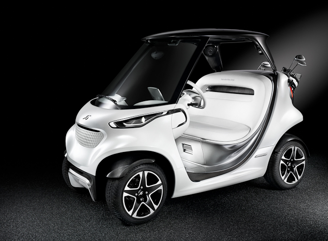 Det fulde navn lyder i øvrigt Mercedes Benz Style Edition Garia Golf Car