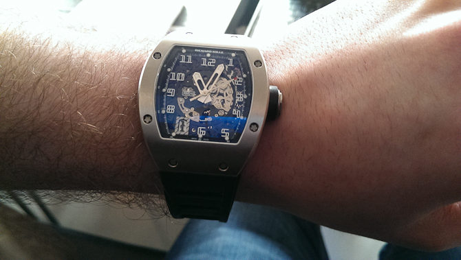 Richard Mille med Mark Sinclair. Eller omvendt. 