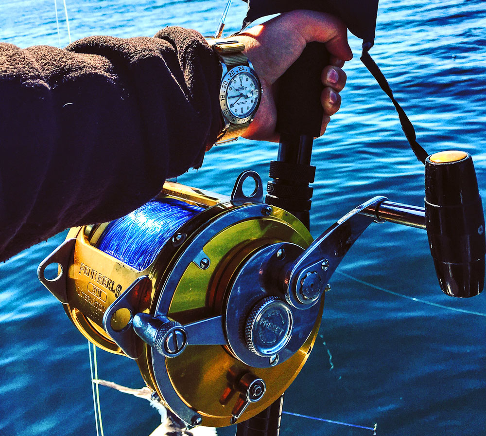 Martin Crone Kjeldsen med en reference 16550 fra Rolex. Og en del misundelse for de omgivelser herfra...