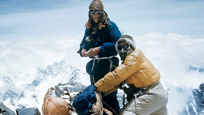 Sir Edmund Hillary og Tenzing Norgay  Foto: Rolex.com