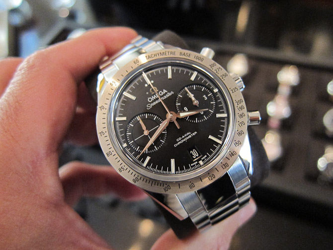 Speedmaster nyhed med fræk lænke: Sppedmaster ´57 Omega Co-Axial