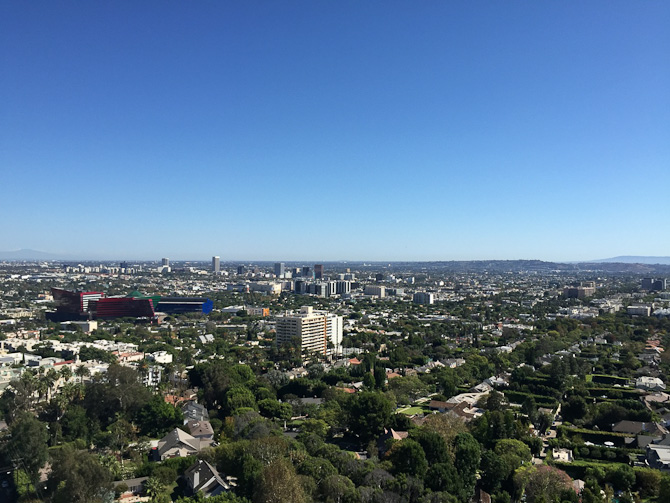Jeg var på Soho House i weekenden til Frokost. Fantaaastisk udsigt over hele LA på en smuk klar dag. 