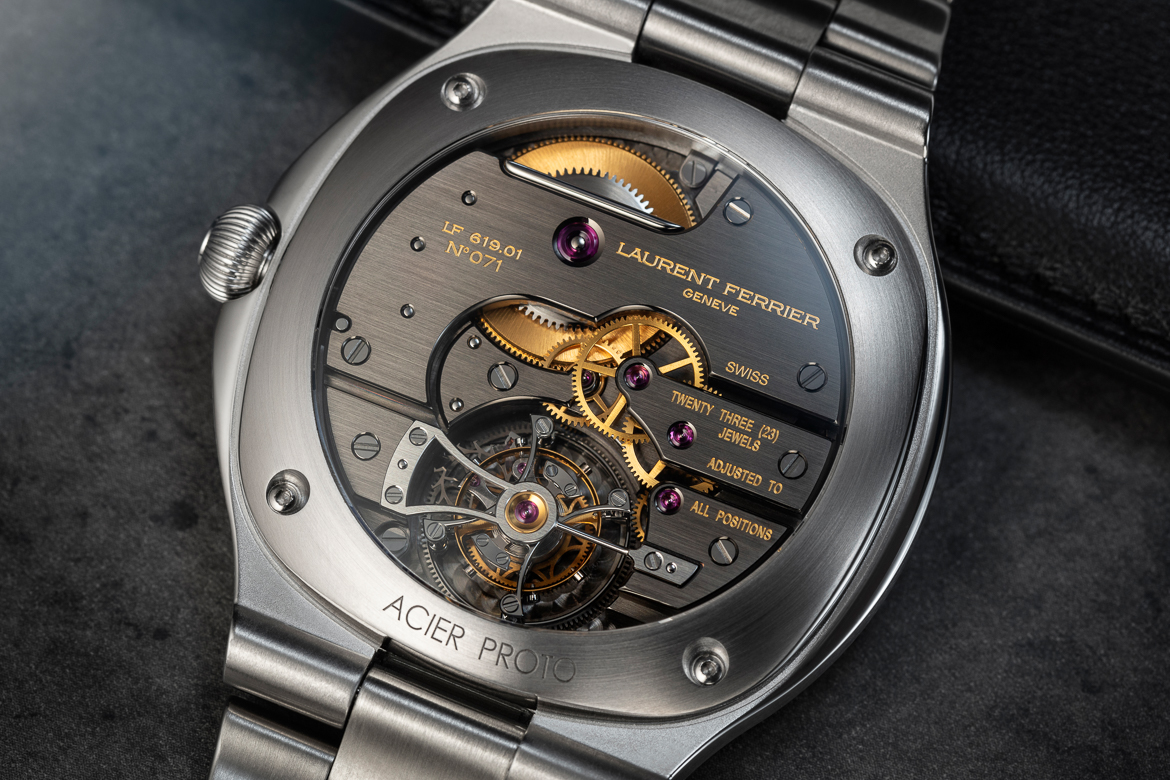 Laurent Ferrier Grand Sport Tourbillon caseback