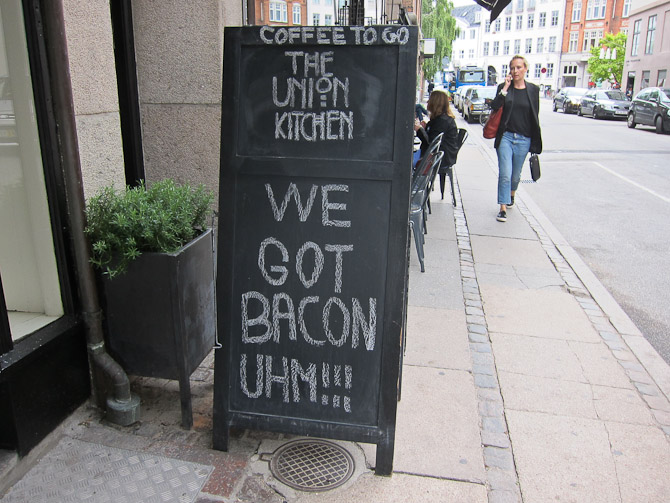 Look you guys - they have bacon!