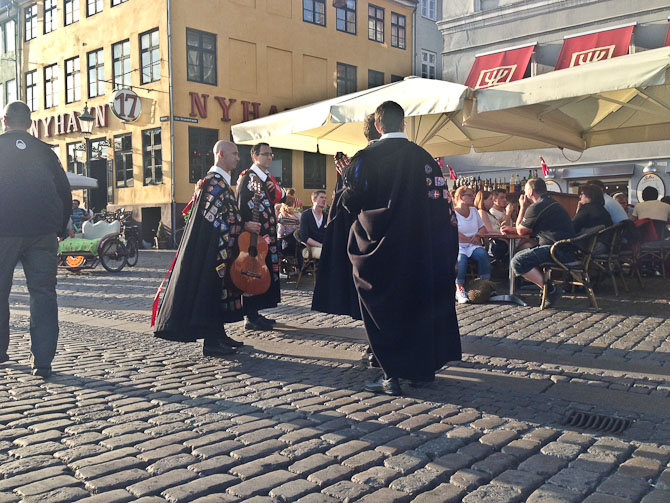 Der var koncert i Nyhavn 