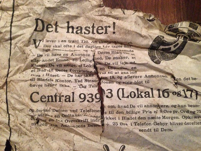 Der var også travlt for små 100 år siden. 