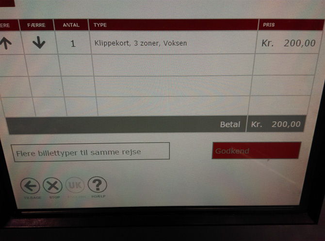 Da jeg var ung kostede sådan et klippekort... meget mindre