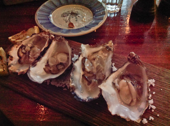 Der er kommet østers til Restaurant Kjøbenhavn. Prøv dem.