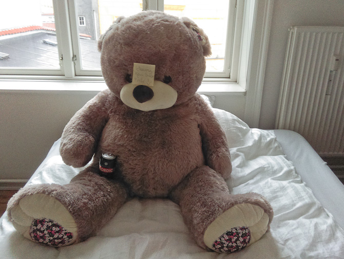 Fredes bamse kom hjem.