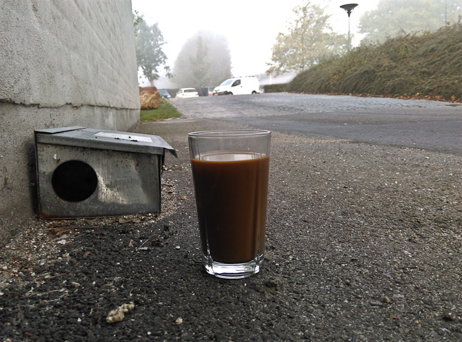 Vi bød på kaffe, men der var ingen interesse at spore 