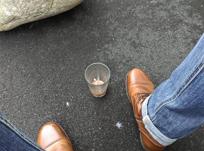 Kaffe-boot-skud