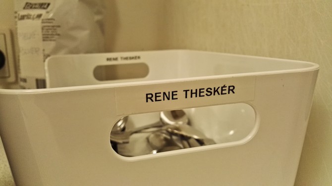 En ny kollega kom til - han hedder Rene Theskér