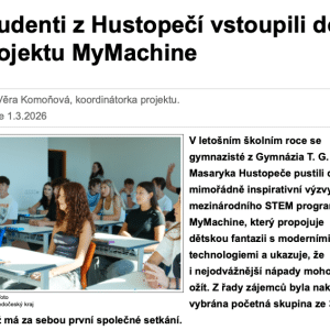 News coverage of MyMachine Czechia