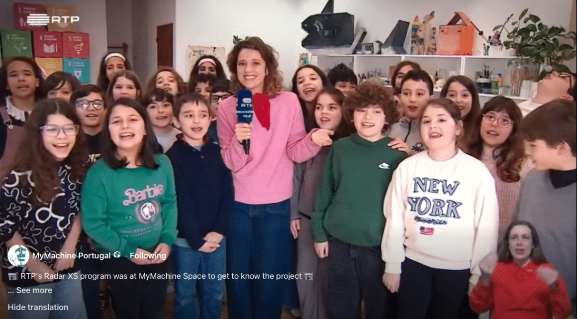 MyMachine on national tv in Portugal
