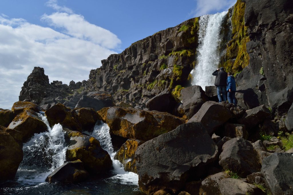 Thingvellir waterfall