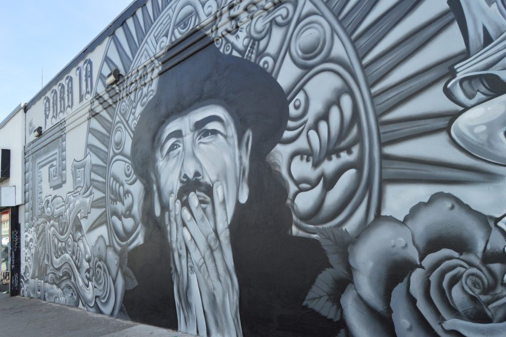 Carlos Santana mural