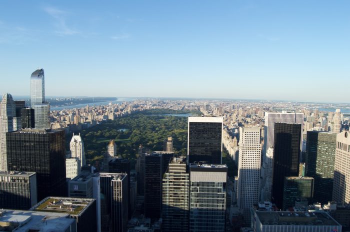 View from the Rockefeller center