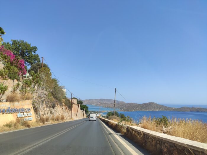Driving in Crete