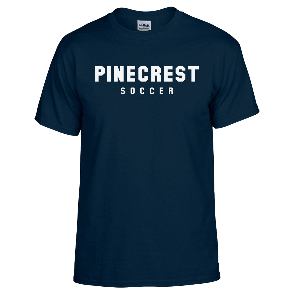 MEN'S PINECREST SOCCER TSHIRT NAVY Soccer Locker Team
