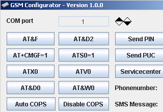 GSM Configurator