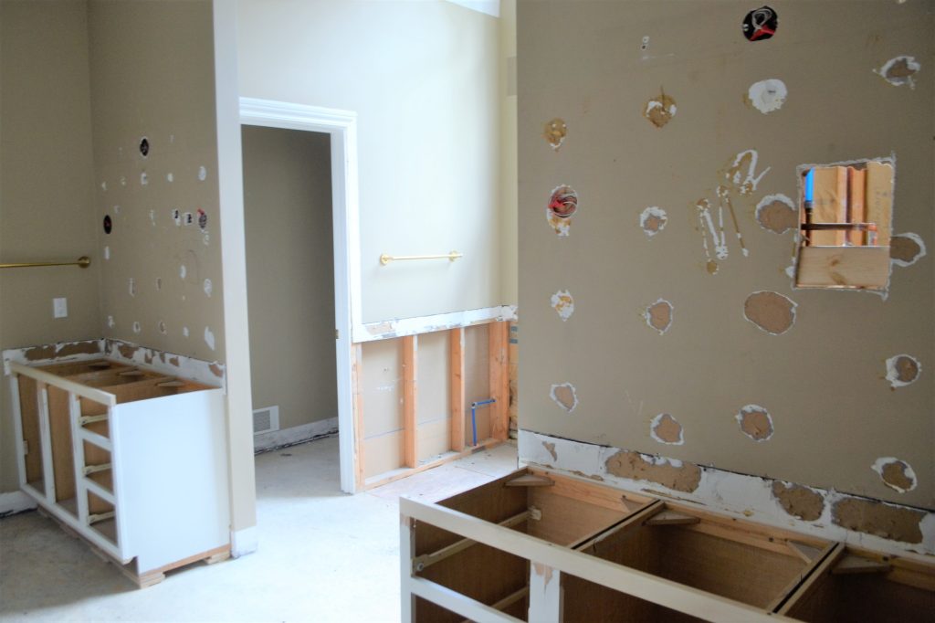 Home improvement and renovation of bathroom