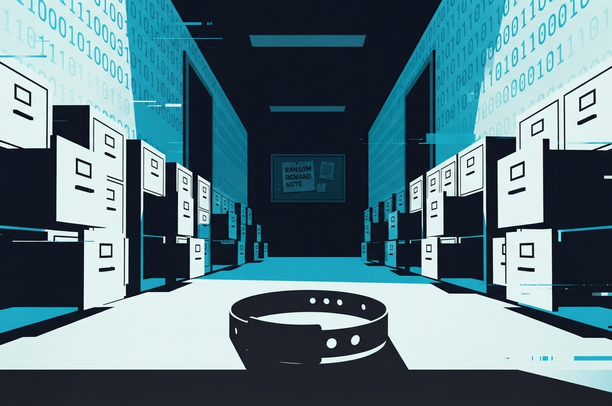 Image expanding on the pattern: the healthcare sector as a recurring ransomware target, with intermediaries concentrating data from thousands of patients and amplifying the impact of every attack.