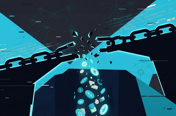 Represents the extended pattern of the attack: stolen funds distributed across multiple blockchains and affected chains, illustrating the cross-chain scope of the theft.