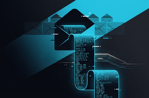 Imagen que ilustra el concepto de banner de servicio: cada dispositivo anuncia su identidad en cuanto alguien se conecta, y Shodan recoge esos anuncios a escala masiva