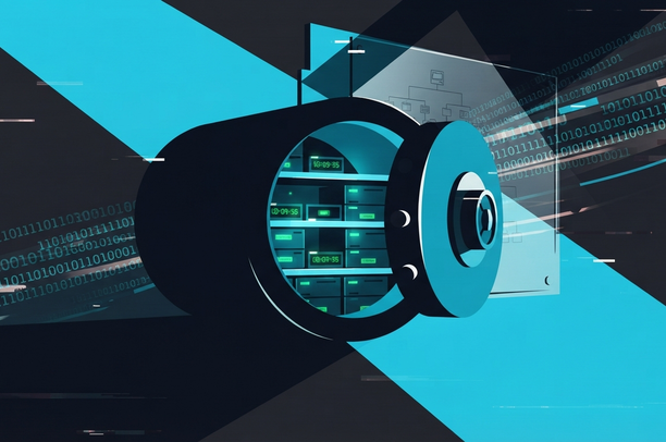 Illustrates the deeper picture: a structured vault with corporate directory integration, encryption, and an audit log as the technical and documentary response to Article 21 of NIS2.