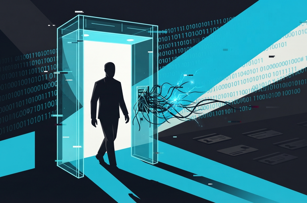 Imagen de la mecánica del fallo: un atacante remoto atraviesa el API gateway sin credenciales, ilustrando la omisión de autenticación del CVE-2026-76460.